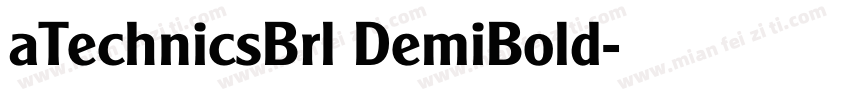 aTechnicsBrl DemiBold字体转换